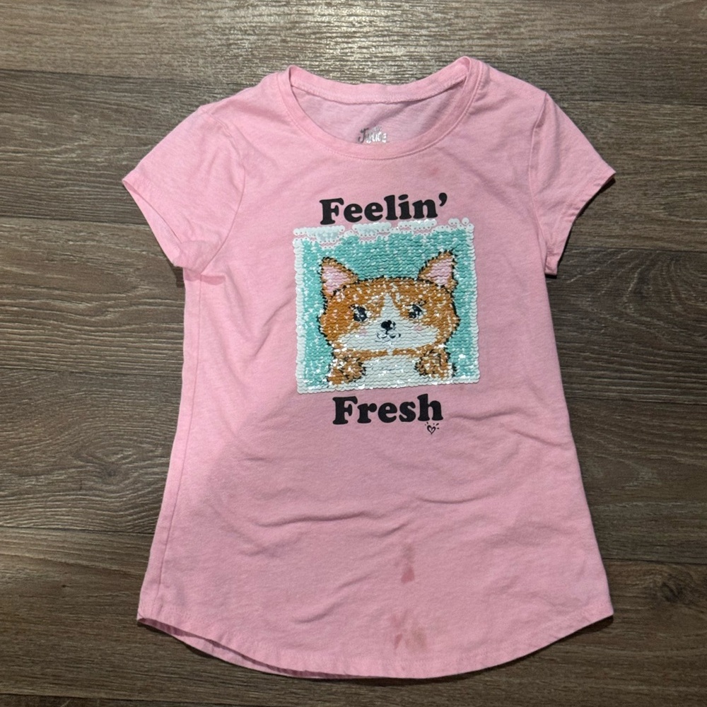 Justice Discontinued Feelin’ Fresh Shirt Size 8